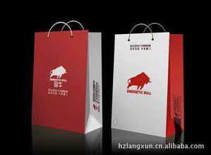 杭州印刷公司特價 250克進口高檔白卡手提袋禮品包裝袋印刷